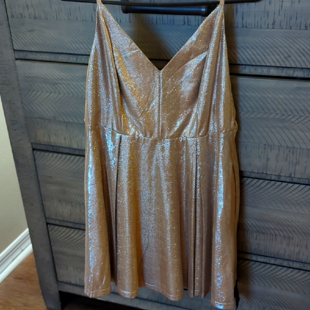 Elegant Gold Dress